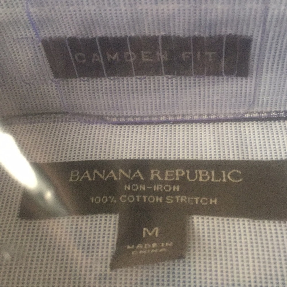 Banana republic NWT camden fit shirt 100% cotton - Picture 2 of 3